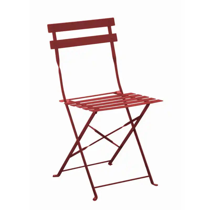 Chaise Cuba Pliante Rouge – Confort et Élégance pour Intérieur et Extérieur Vente Directe