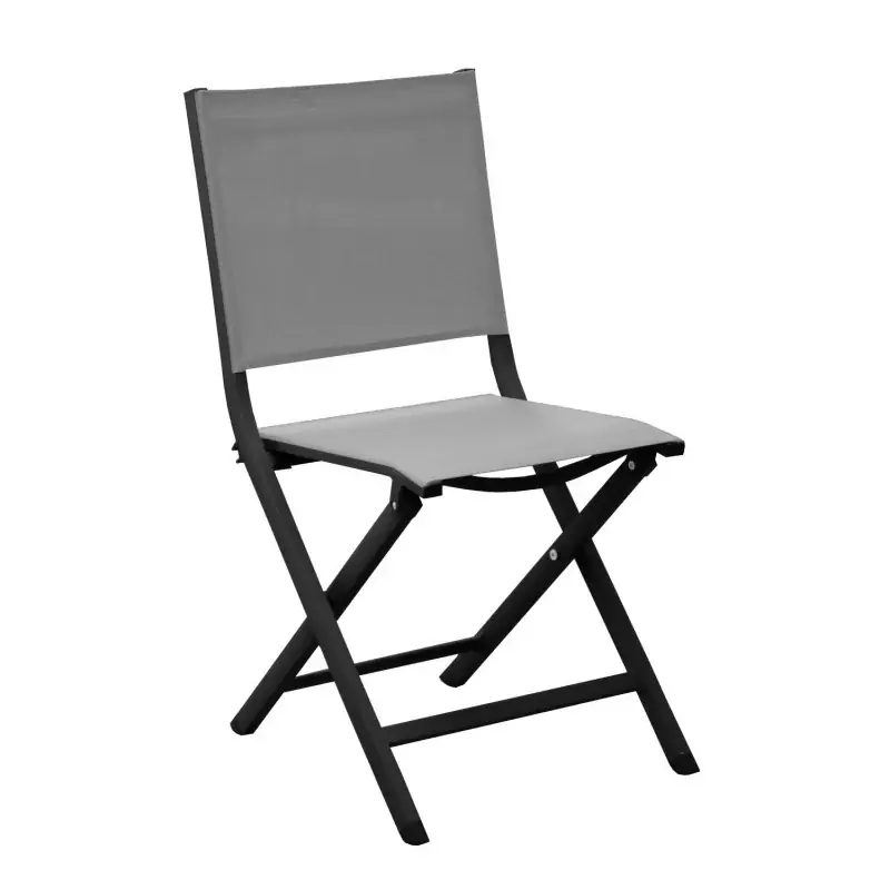 Chaise Pliante Thema Graphite et Perle – Confort et Élégance pour Votre Espace Bon Plan