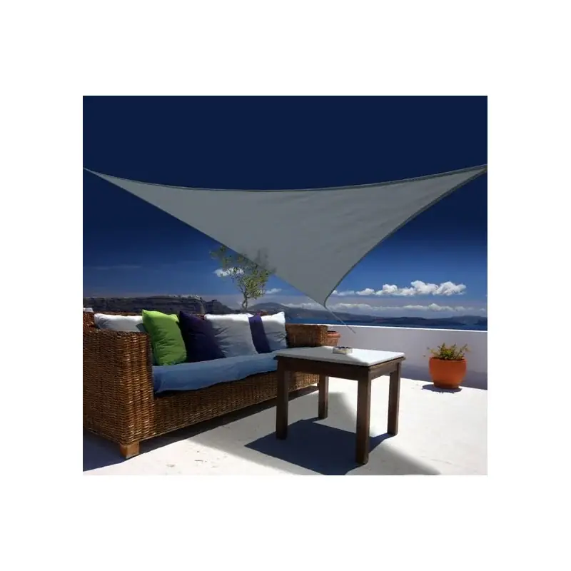 Voile triangulaire 3.60 m de côté ardoise Vente Directe