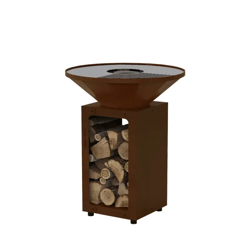 Solde Brasero bbo 58 cognac oyat – chauffage d‘extérieur design pour soirées conviviales