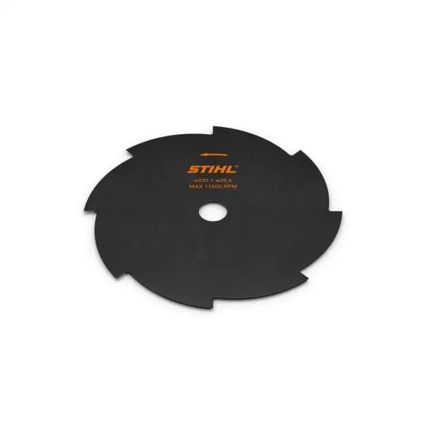 Bon Marché Couteau à herbe 8 dents 230×25.4 débroussailleuse STIHL