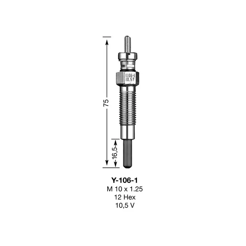 Haute Qualité Bougie de préchauffage NGK Y1061
