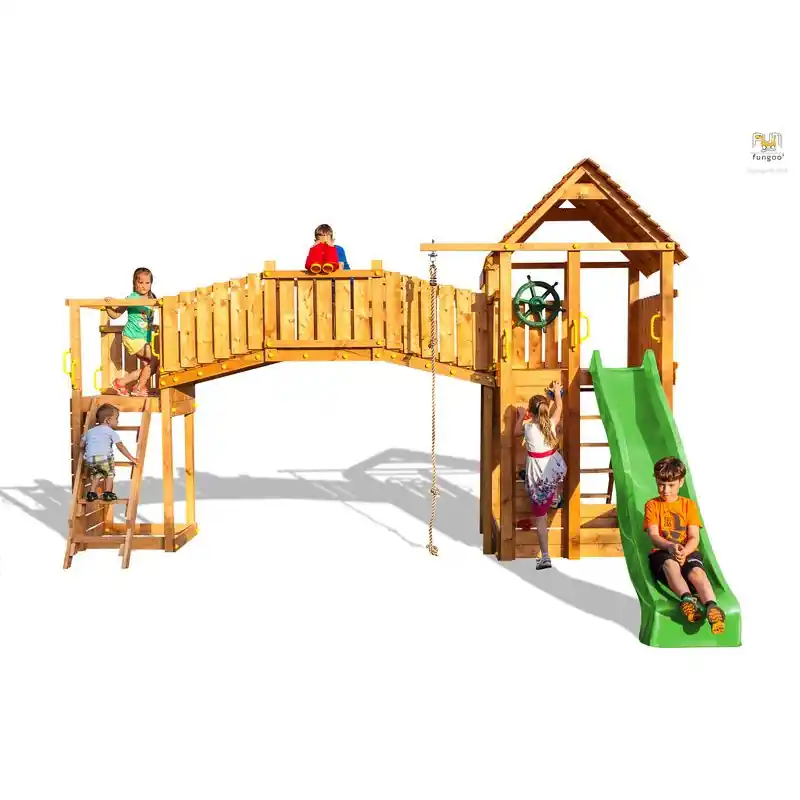 Prix Cassé AIRE DE JEU RAINBOW FORTRESS TIP toboggan