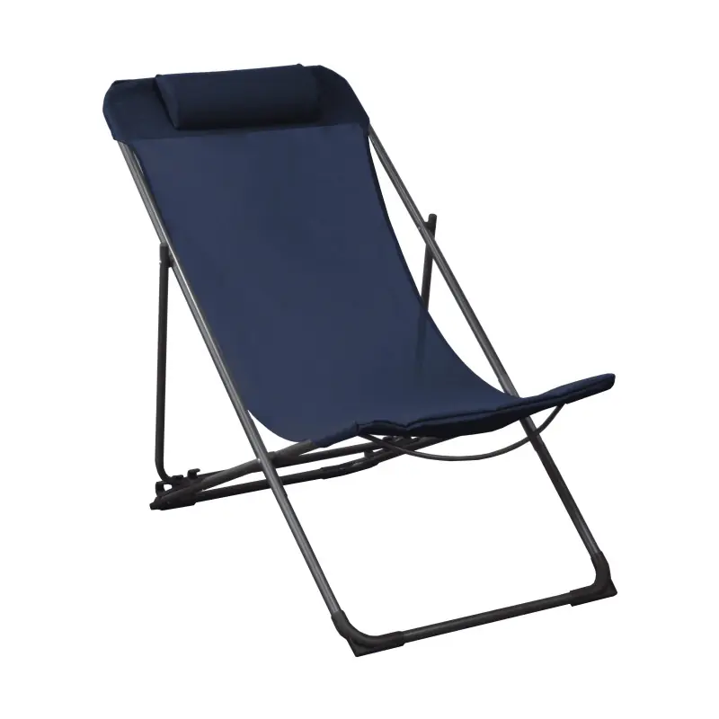 Satisfait Ou Remboursé /Chilienne Globe Graphite et Bleu – Confort et Style pour Détente en Extérieur
