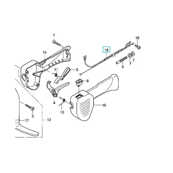 Certifié Cable accélérateur complet 80112VJ5013 HONDA
