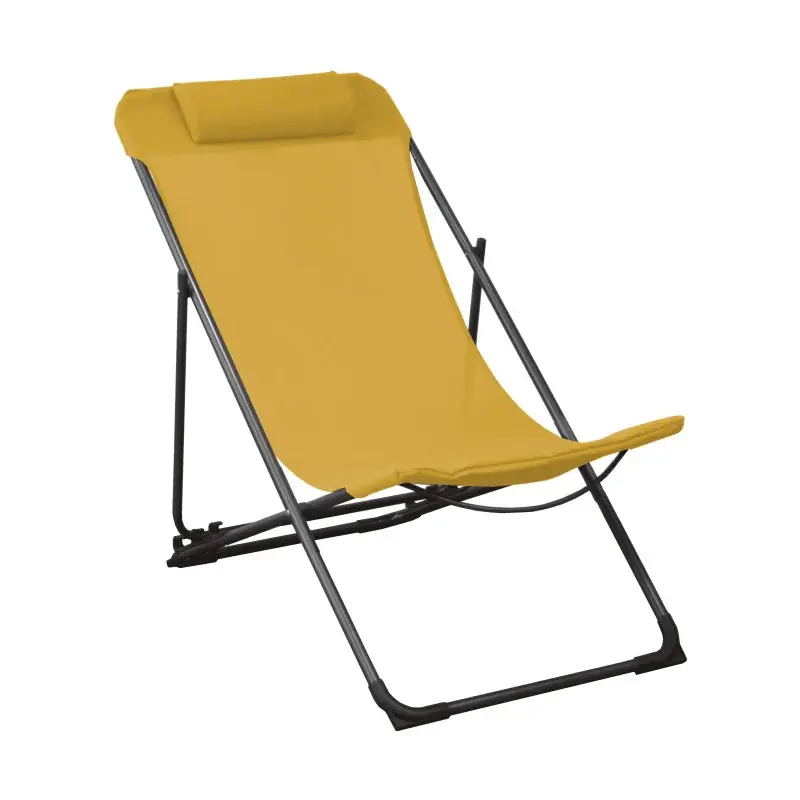 Marque /Chilienne Globe Graphite et Moutarde – Mobilier de Jardin Confortable et Élégant