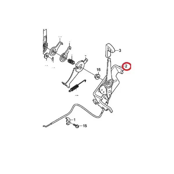 Bon Plan Cable accélerateur tondeuse complet 17850VK7013 HONDA