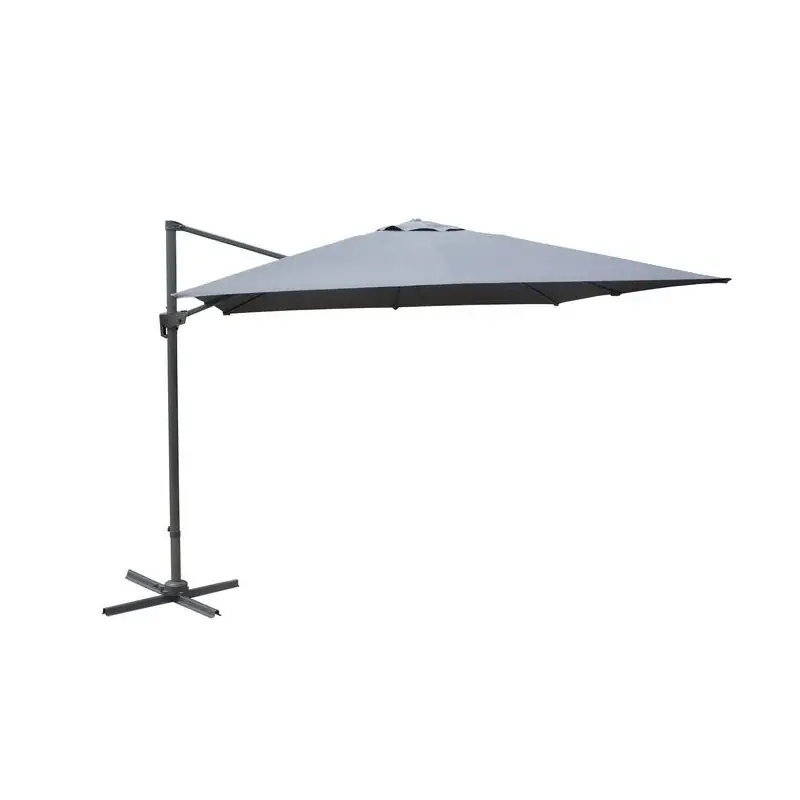 Parasol Déporté 3×4/8 Gris – Protection Solaire Élégante et Pratique Top Vente