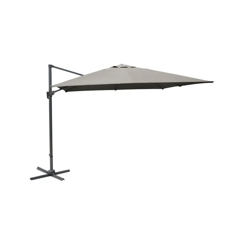 Nouvel Arrivage Parasol Déporté Taupe 3×4/8 – Ombre Élégante pour Terrasse et Jardin