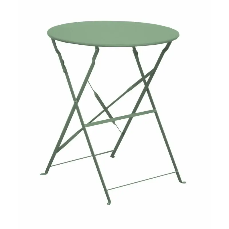 Gueridon Cuba Rond 60 cm en Amande – Table d‘Appoint Élégante et Pratique Promotion Saisonnière
