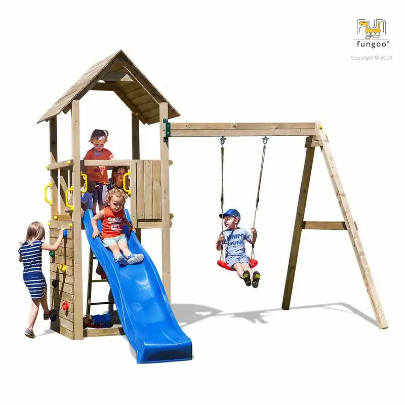 PORTIQUE CAROL2 balancoire toboggan Livraison Express