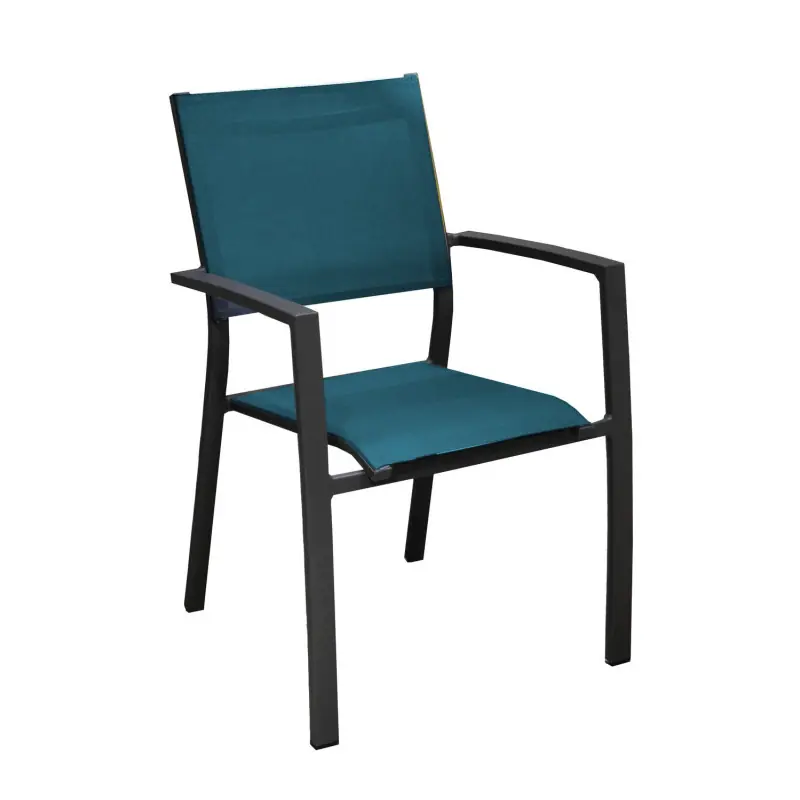 /Fauteuil Games Alu/Tpep – Graphite/Bleu Prix Réduit