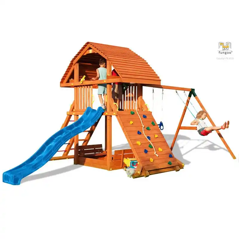PORTIQUE GIANT MOVE BEACH balancoire toboggan Authentique