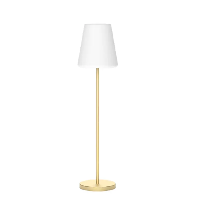 Produit De Marque Lampe lola slim 120 laiton solaire rechargeable