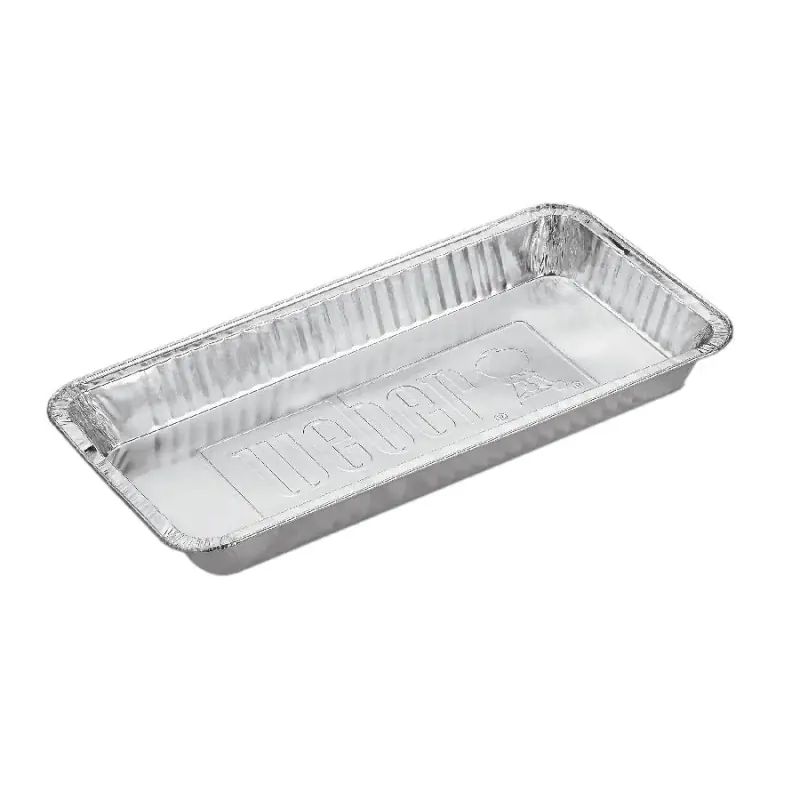 Grandes barquettes aluminium xl 5 pièces – idéales pour cuisson et rangement weber Prix Choc
