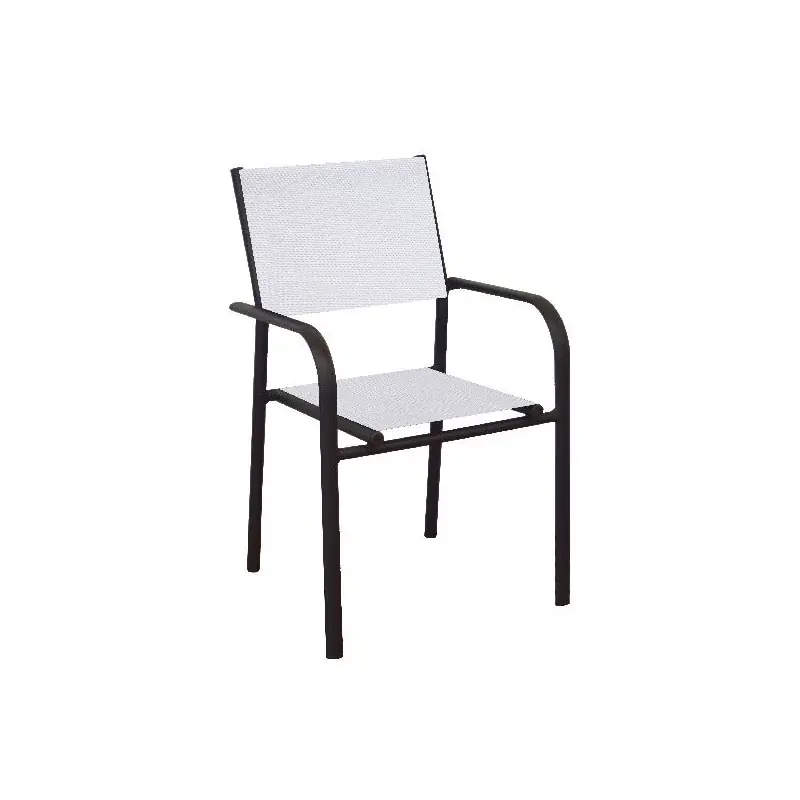 Fauteuil Duca Graphite et Chine Blanc – Confort Élegant et Moderne pour Votre Terrasse Promotion