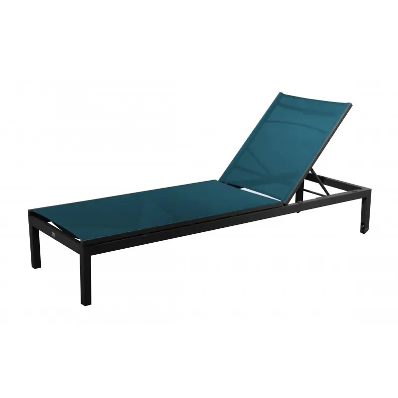 Transat Thema Graphite Bleu – Confort et Élégance pour Votre jardin Authentique