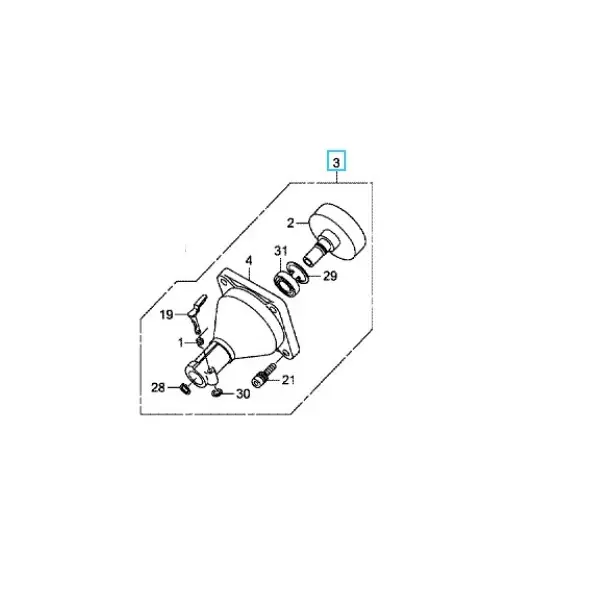 Haute Qualité VOLANT COMP. EMBRAYAGE 22100VJ6003 HONDA