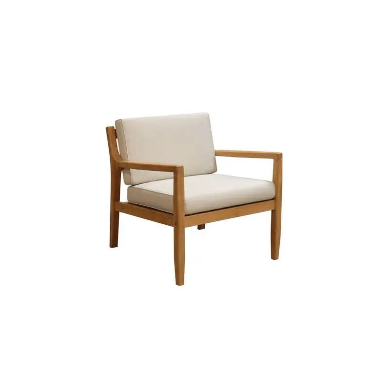 /Fauteuil lounge murcia teck Offre Exclusive