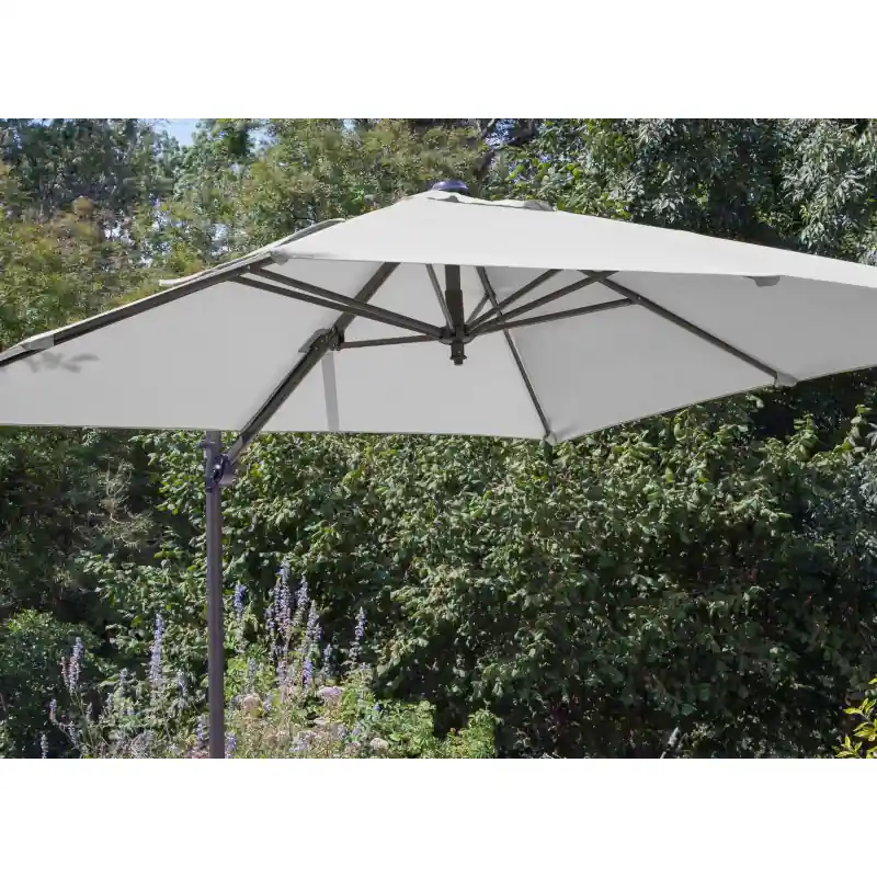 Meilleur Prix Toile Parasol Déporté NH 33/8 Écru - Protection Solaire Élégante et Durable (toile seule)