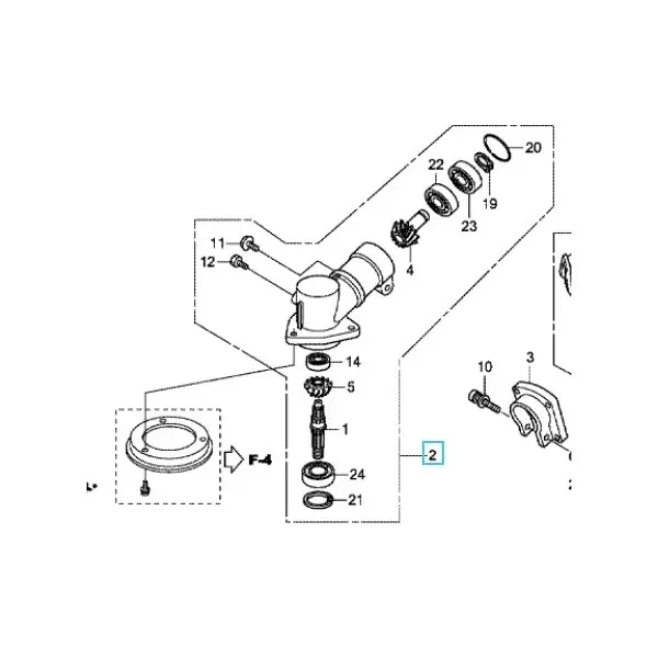 Renvoi d‘angle 80088VJ5013 HONDA Populaire