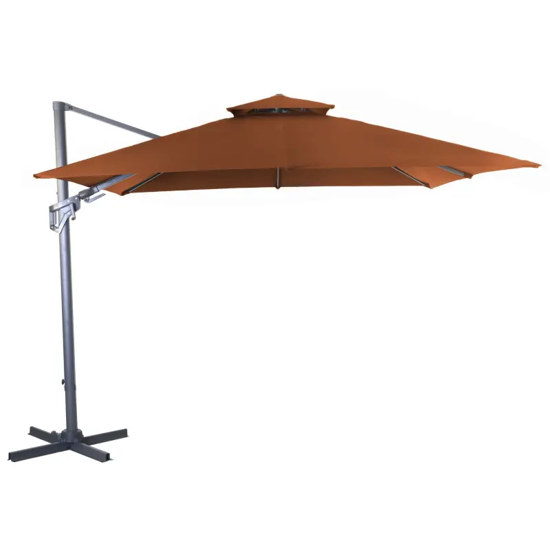 Commander Vite Parasol BioClim 3×3 m Orient Sienne – Décoration Jardin & Maison Élégante