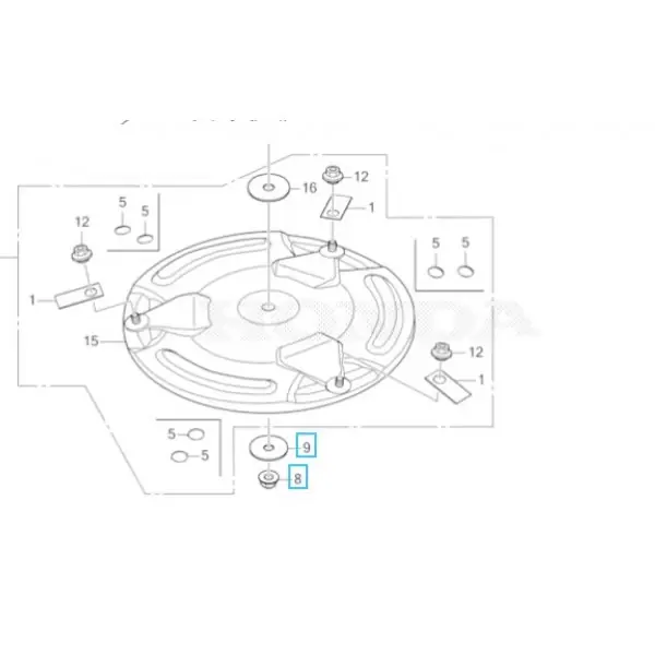Offre Exclusive Rondelle 90503VP7000 HONDA