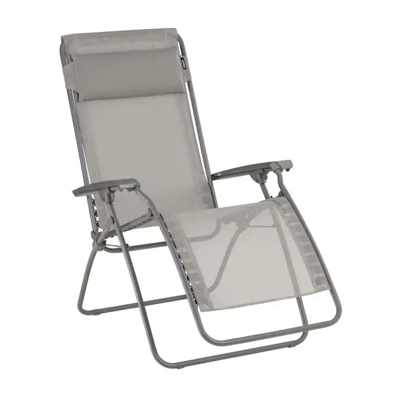Transat Lafuma R CLIP Terre-Titane Confort et Élégance pour Détente en Extérieur Acheter En Ligne