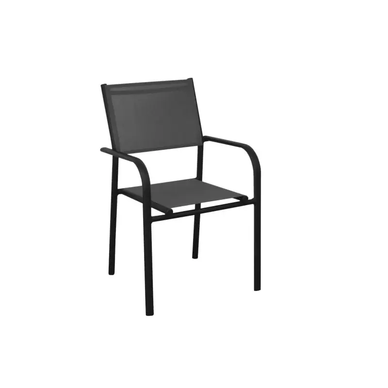 Quantité Limitée Fauteuil duca graphite gris – meuble de jardin élégant et confortable