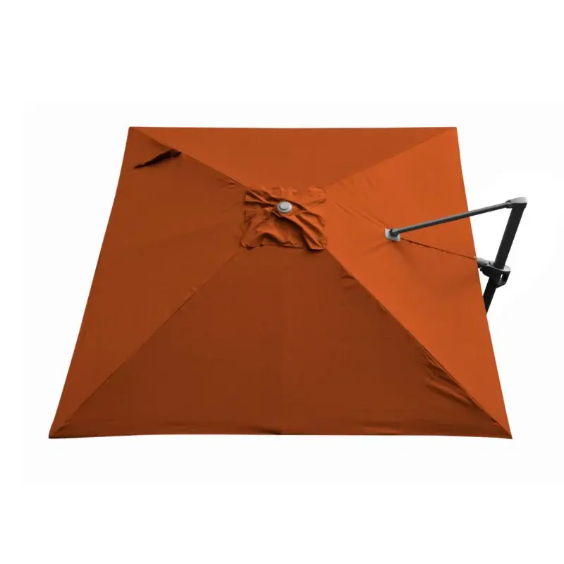 Expédié Aujourd&rsquo;hui Toile Parasol Déportée 3x3m 210g – Sienne, Décoration Élégante pour Jardin et Terrasse