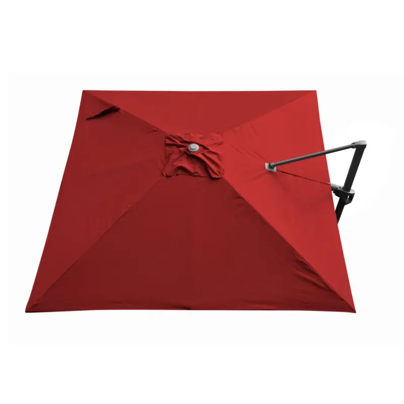 Nouveauté Toile Parasol Rouge 3x3m - Décoration Élégante pour Jardin et Maison