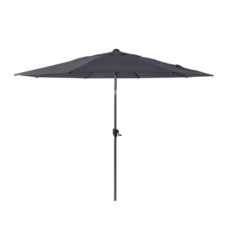 Parasol droit gris 300 cm pour jardin et terrasse élégant et résistant Expédié Aujourd&rsquo;hui