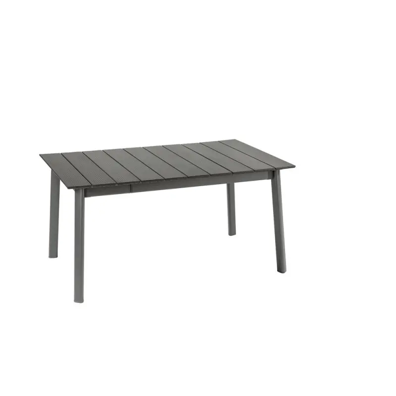 Promotion Saisonnière Table Oron 150/190 cm Aluminium Titane – Élégance et Résistance pour votre Terrasse