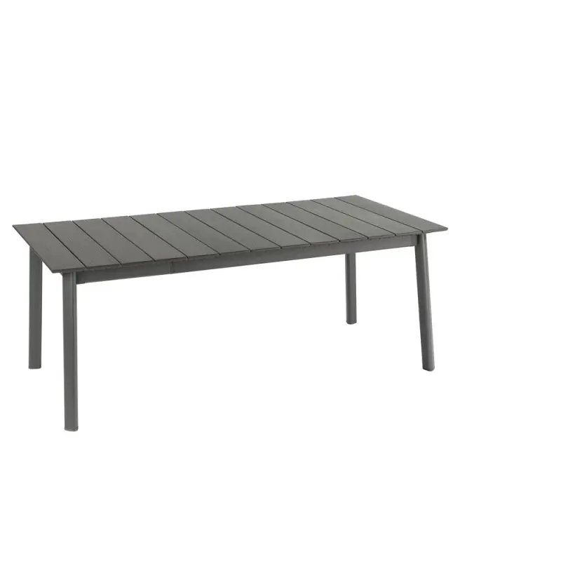 Promotion Saisonnière Table Extensible Oron 200 cm en Aluminium avec Plateau en Titane – Design Élégant et Durable