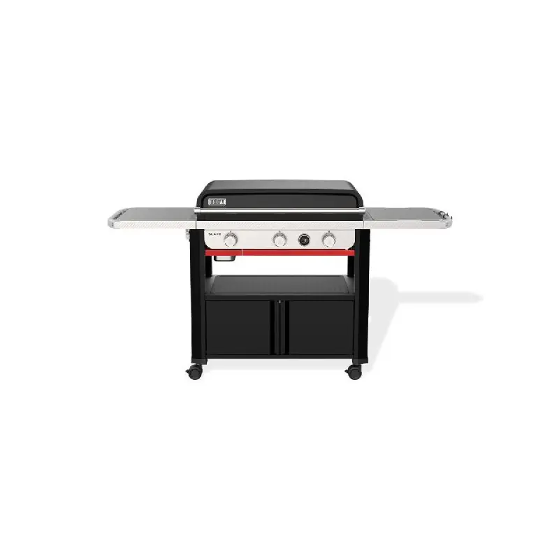 Plancha weber 76 cm sur chariot pratique et design pour barbecue en extérieur Offre Du Jour