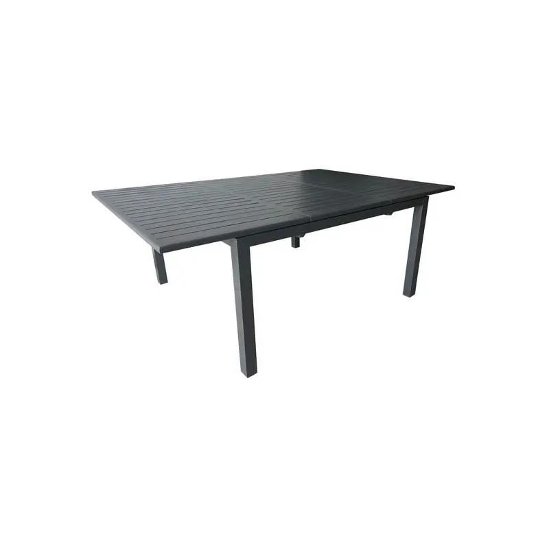 Genes Table Extensible 140/200 En Aluminium Et Lattes couleur Graphite Offre Limitée