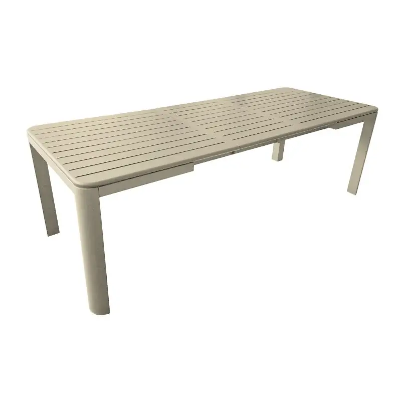Table alma extensible crème 180/240 cm - mobilier de jardin élégant Offre Exclusive