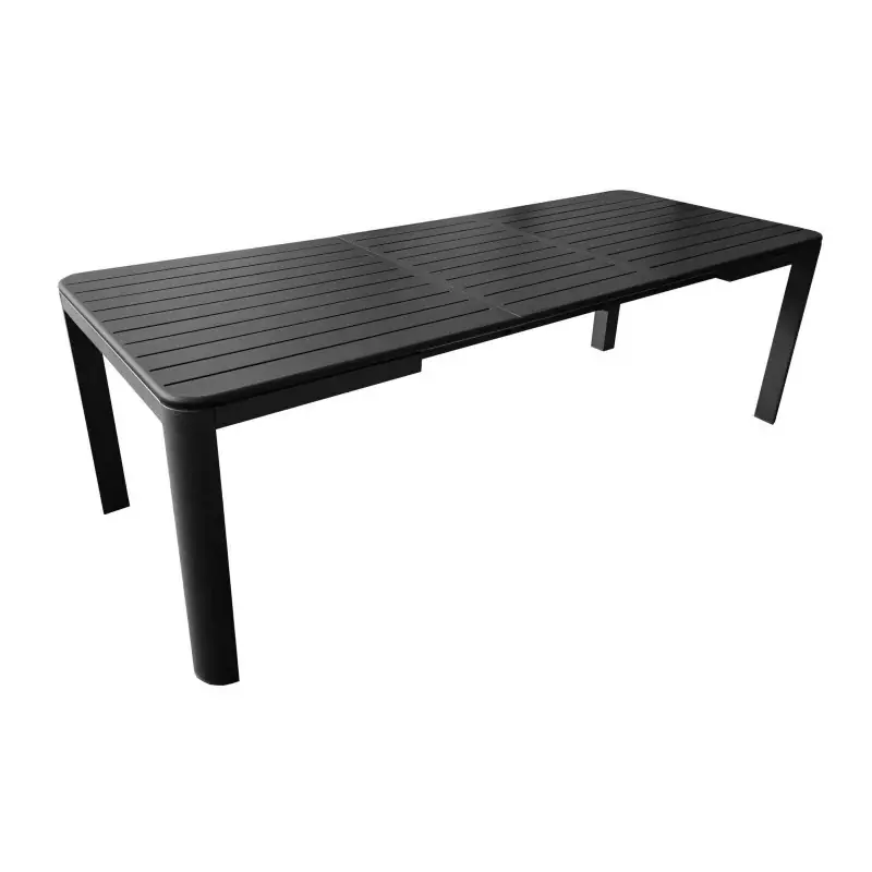 Table alma graphite extensible 180/240cm – meuble de jardin élégant Prix Réduit
