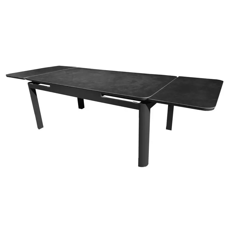 Table de jardin éos graphite 180/230/280×100 cm Affaire À Saisir