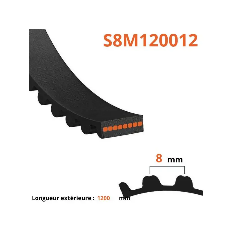 Courroie de coupe autoportée Stiga S8M120012 Promotion Saisonnière