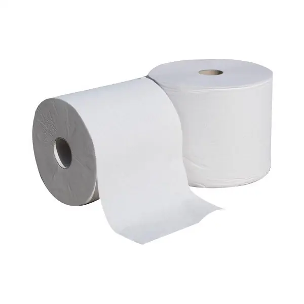 2 Bobines ouate blanche 2 plis 22×25 1,3kg Commande En Gros