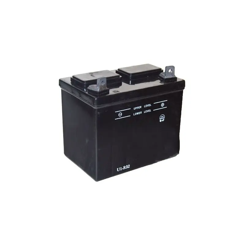 Batterie pour tondeuse autoportée 12V, 32A. L 196, l 131, H 184mm, + à droite. (livrée sans acide). Affaire À Saisir