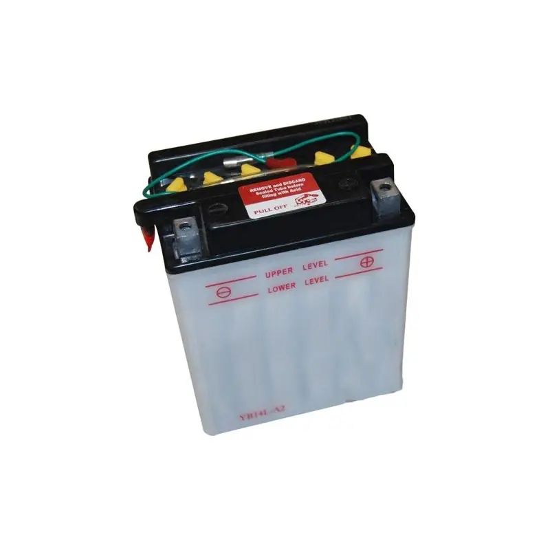 Meilleure Vente Batterie renforcée 12V, 14A. L 134, l 89, H 166mm, + à droite pour scooter, motos … (livrée sans acide)
