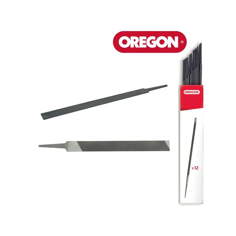 Achat Immédiat Kit 12 limes plate affutage tronçonneuse Oregon