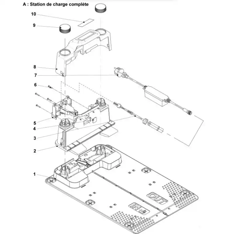 Haute Qualité Station de charge robot tondeuse SARP RS500 / RSM600