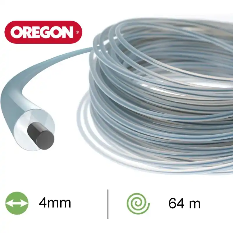 Quantité Limitée Fil de coupe débroussailleuse Oregon DUOLINE 4 mm x 64m