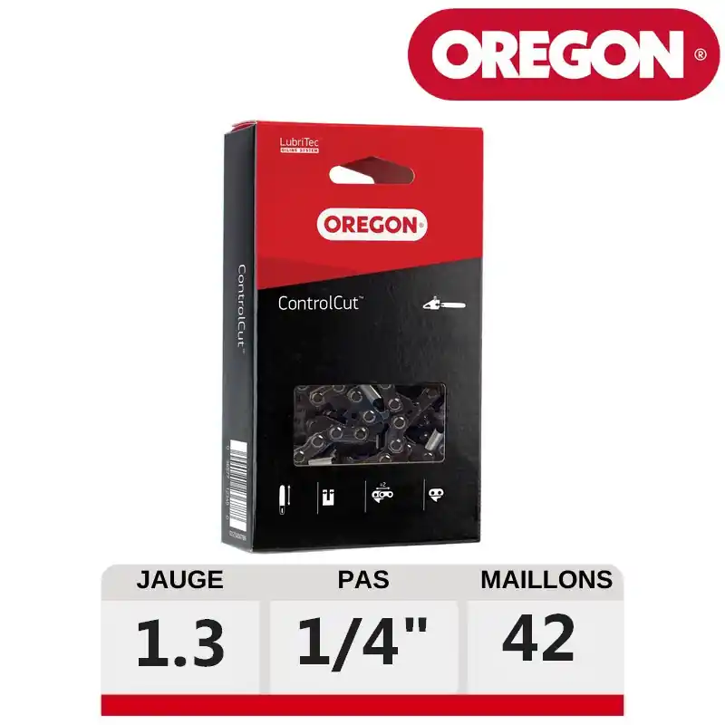 Chaine tronçonneuse Oregon 25AP042E ControlCut 1/4&Prime; .050 42 dents Petit Prix