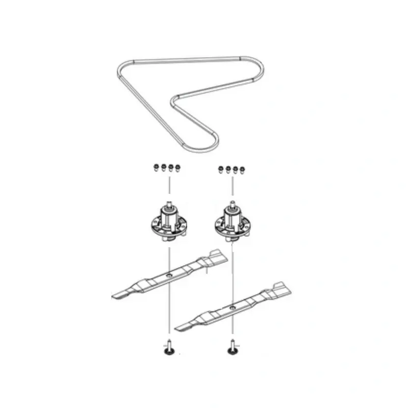 Prix Promo Kit réparation plateau de coupe tracteur tondeuse Husqvarna TS112 -TS114