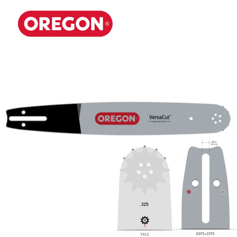 Guide chaîne tronçonneuse Oregon 325 058 VXLGK095 Petit Prix