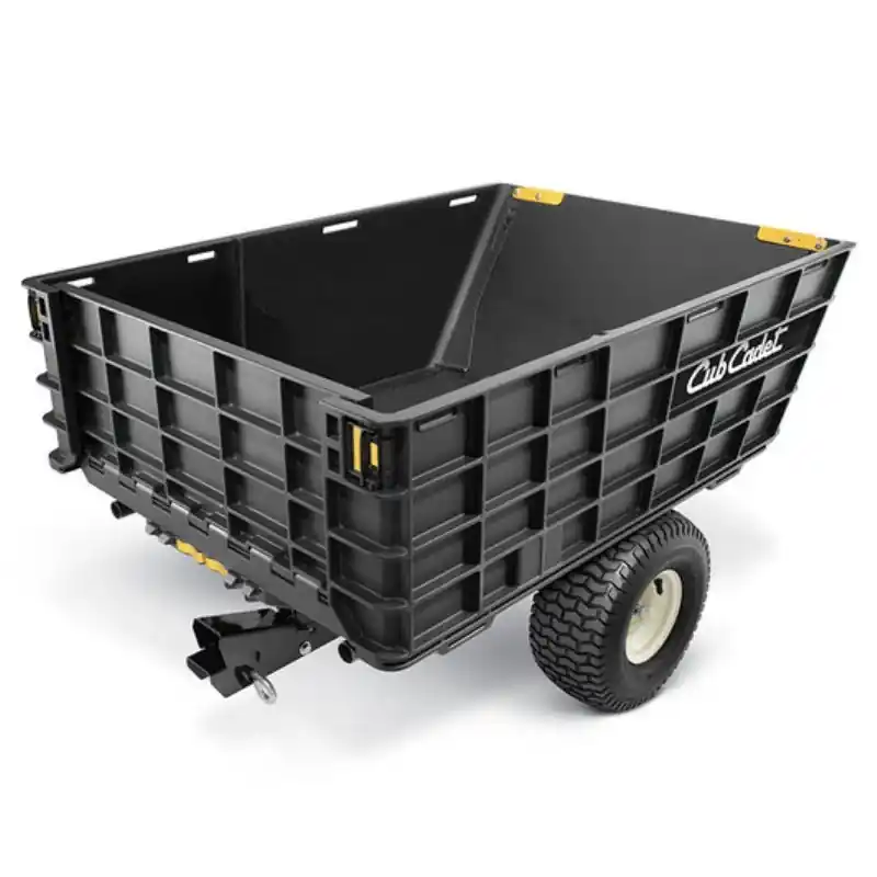 Expédition Rapide Remorque tracteur tondeuse Cub Cadet Hauler, Côtés rabattables